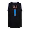 CNALLAR Mens Basketball Jerseys Taz !# Space Movie Shirts (Black, Medium) view 1