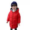 Baby Toddler Girls Winter Warm Jacket Clothes 3-8 Years Old Kids Padded Faux Fur Hoodie Coat Long Outerwear (6-7 Years Old, Red) view 3