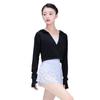 118120006 Adult Long Sleeve Ballet Hoodie Warm Ups Dance Practise Sweaters (S 160, Black) view 2