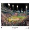 Boston Red Sox 2018 World Series Game One Opening Ceremony/ w Game Inserts - 13.5x39 Panoramic Poster. Frame Dimensions 15.5x41 Deluxe Double Matt & Brown "Mahogany" Wood Frame w/Plexi Glass #2124 view 1