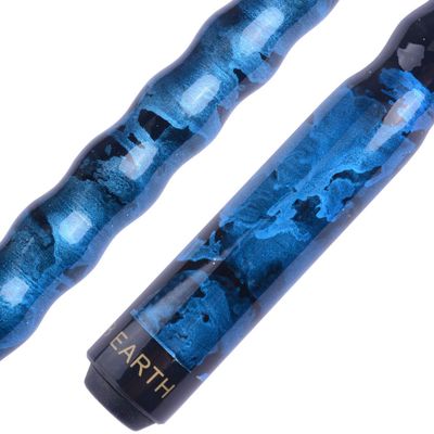 AB Earth 58" Pool Cue/Pool Stick Ergonomic Design Hardwood Canadian Maple 13mm Tip 18-21oz Billiard Cue B1SN, Blue 21oz
