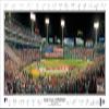 2018 World Series Opening Ceremony w/Game Inserts and Facsimile Signatures Panoramic Poster.15.5x41 Deluxe Brown Wood Frame with Plexi Glass view 1