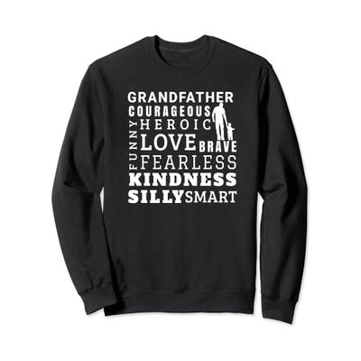 Grandfather Word Sweatshirt Beautiful Gift For Grandpa
