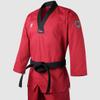 MOOTO Korea Taekwondo BS4.5 Color Uniform 3 Colors(Black,Red,Blue) TKD MMA Martial Arts Karate Hapkido Judo JIU-Jitsu (190(Height:190~199cm)(6.23~6.53ft), 2.Red) view 2