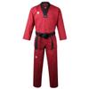 MOOTO Korea Taekwondo BS4.5 Color Uniform 3 Colors(Black,Red,Blue) TKD MMA Martial Arts Karate Hapkido Judo JIU-Jitsu (160(Height:160~169cm)(5.24~5.54ft), 2.Red) view 1