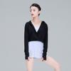 118120006 Adult Long Sleeve Ballet Hoodie Warm Ups Dance Practise Sweaters (M 165, Black) view 4