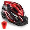 Bike Helmet Men Women, Shinmax Bicycle Helmet with Rear Light and Detachable Sun Visor Backpack,Lightweight Mountain Bike Helmet Size Adjustable Cycling Helmet for Adults Youth Road Bike Helmet view 1