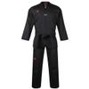 MOOTO Korea Taekwondo BS4.5 Color Uniform 3 Colors(Black,Red,Blue) TKD MMA Martial Arts Karate Hapkido Judo JIU-Jitsu (140(Height:140~149cm)(4.59~4.89ft), 1.Black) view 1