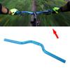 Bar 31.8,Kinder Lenker,Bike Handlebars Fat Bar,Blue Alloy Handlebars For Kids,Mid Rise Handlebars,Aluminum Alloy Mountain Road ycle Fixed Gear Handlebar(Blue) view 2