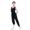 118127004 V Collar fashion Sport Pants Practice dance pants Unitards jump suits (S 160, Black) view 1
