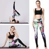 Witkey Yoga Pants Printed Women Leggings High Waist Power Flex Tummy Control Over The Heel Yoga Pants view 2