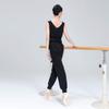 118127004 V Collar fashion Sport Pants Practice dance pants Unitards jump suits (XL 175, Black) view 4