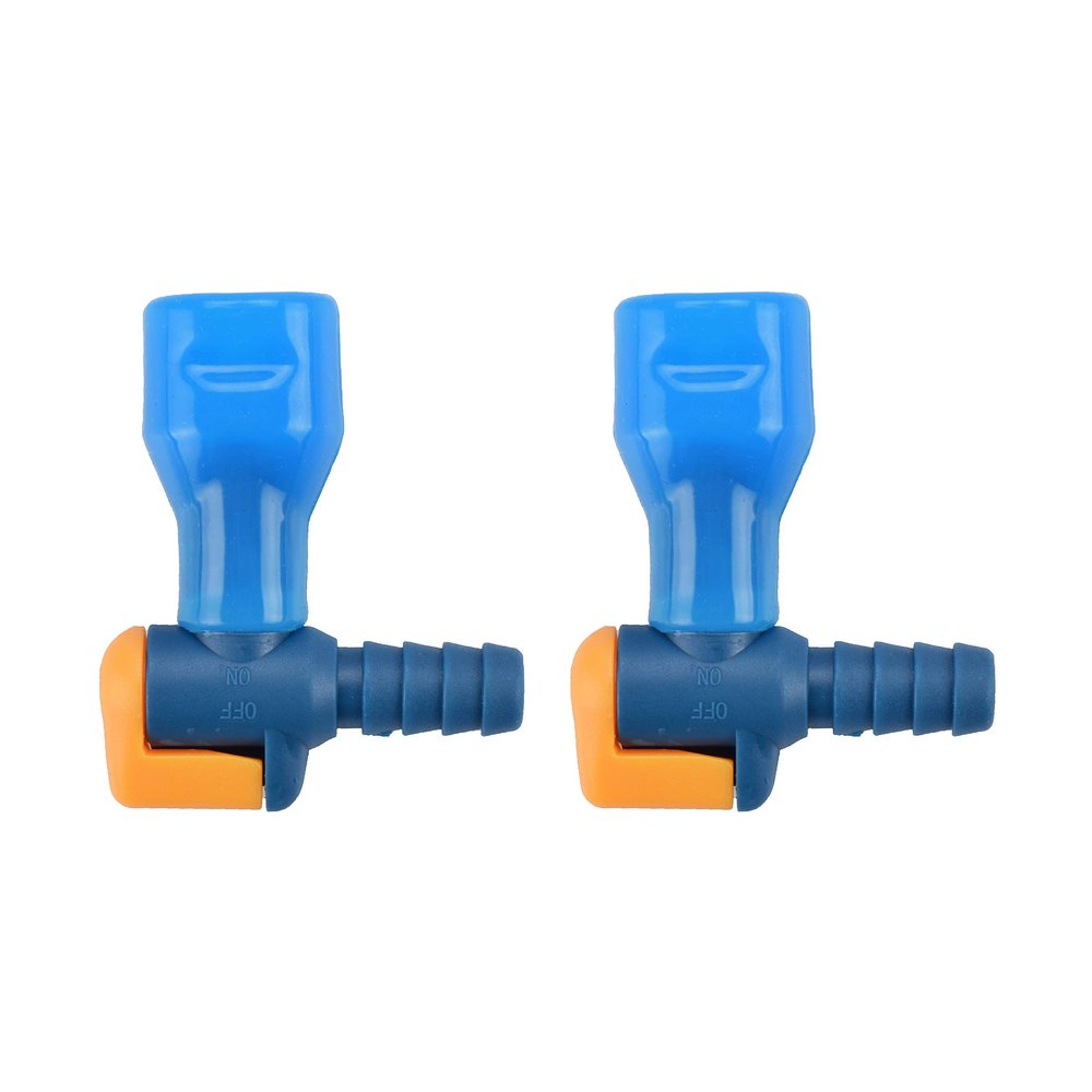 J.CARP ON-OFF Switch Bite Valve Tube Nozzle Replacement For Hydration Pack Bladder, 90 Degree Pack of 2