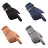 Handpolite Winter NEW Men's Driving Texting Touchscreen Suede Glove Warm Lining (Grey, One size) view 4