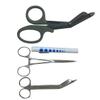 Rescue Essentials Shears EMT/Scissors Combo Pack with Holster, Tactical All Black view 3