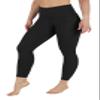 90 Degree By Reflex Tummy Control Leggings High Waisted Squat Proof Ankle Workout Running Yoga Pant - Black - XS view 1
