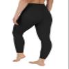 90 Degree By Reflex Tummy Control Leggings High Waisted Squat Proof Ankle Workout Running Yoga Pant - Black - XS view 3