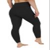 90 Degree By Reflex Tummy Control Leggings High Waisted Squat Proof Ankle Workout Running Yoga Pant - Black - XS view 4