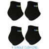 KidSole Gel Heel Strap for Kids with Heel Sensitivity from Severs Disease, Plantar Fasciitis. (Black) (Kids Sizes 1-6, Black) view 2