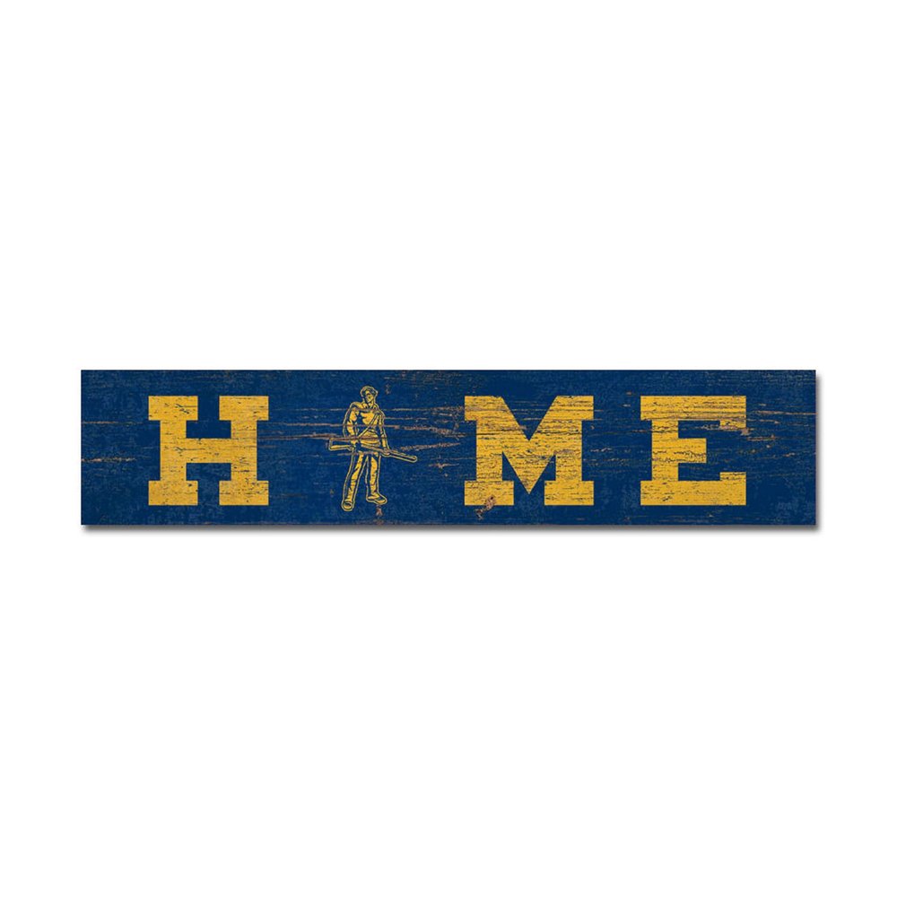 NCAA Legacy West Virginia Mountaineers Table Top Stick 2.5x12, One Size, Wood
