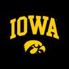 YH03 - Iowa Hawkeyes Arch Logo YOUTH HOODIE - Large - Black view 3