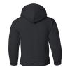 YH03 - Iowa Hawkeyes Arch Logo YOUTH HOODIE - Large - Black view 4