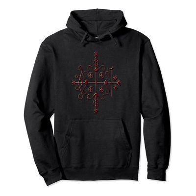 Papa Legba Voodoo Veve Occult Hoodie