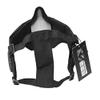 Tactical Foldable Mesh Mask with Ear Protection for Airsoft Paintball with Adjustable Baseball Cap (Balck) view 4
