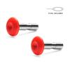 Mryok Replacement Stainless Pin for Oakley OO9290 Sunglass - Red view 2