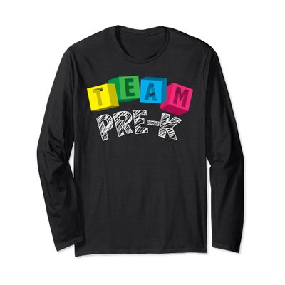 Team Pre-K Shirt | Cute I Love Kindergarten T-shirt Gift