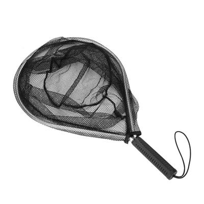 Dioche Fishing Landing Net, Aluminum Alloy Mesh Fishing Net Hoop with Comfortable Handle Accessory