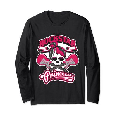 Rockstar Princess Shirt | Cute Girls Rockers T-shirt Gift