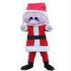 rushopn Blue Glasses Father Christmas Santa Claus Xmas Mascot Costume