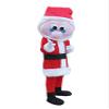 rushopn Blue Glasses Father Christmas Santa Claus Xmas Mascot Costume view 2