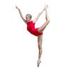 118141014 New Christmas Ballet Leotards Princess Line Cap Sleeve Dance Leotards (M 165, Red) view 1