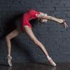 118141014 New Christmas Ballet Leotards Princess Line Cap Sleeve Dance Leotards (XL 175, Red) view 4