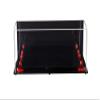 Better Display Cases Acrylic Double Mini - Miniature (not Full Size) Football Helmet or Mini Goalie Mask Display Case with Mirror Case, Red Risers and Black Base (A019-RR) view 4