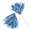 Fun Express Royal Blue and White Cheer Pom Poms - Set of 24 - School Spirit Toys and Supplies view 1
