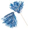 Fun Express Royal Blue and White Cheer Pom Poms - Set of 24 - School Spirit Toys and Supplies view 3