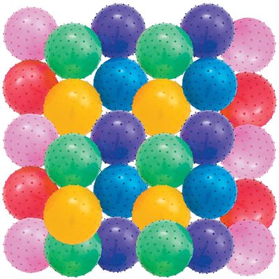 Fun Express Inflatable Medium Value Spike Balls - 7"