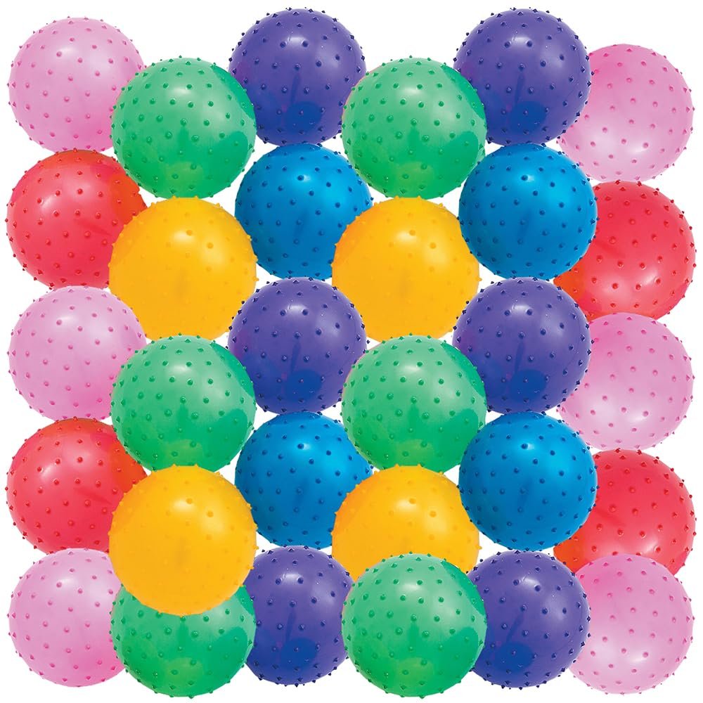 Fun Express Inflatable Medium Value Spike Balls - 7"