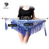 Belly Dance Hip Scarf - Hip Skirt Sequin Belly Dancing Belt Triangle Shawl Tassel Belts Waist Chain for Women/Girls(Green) view 3