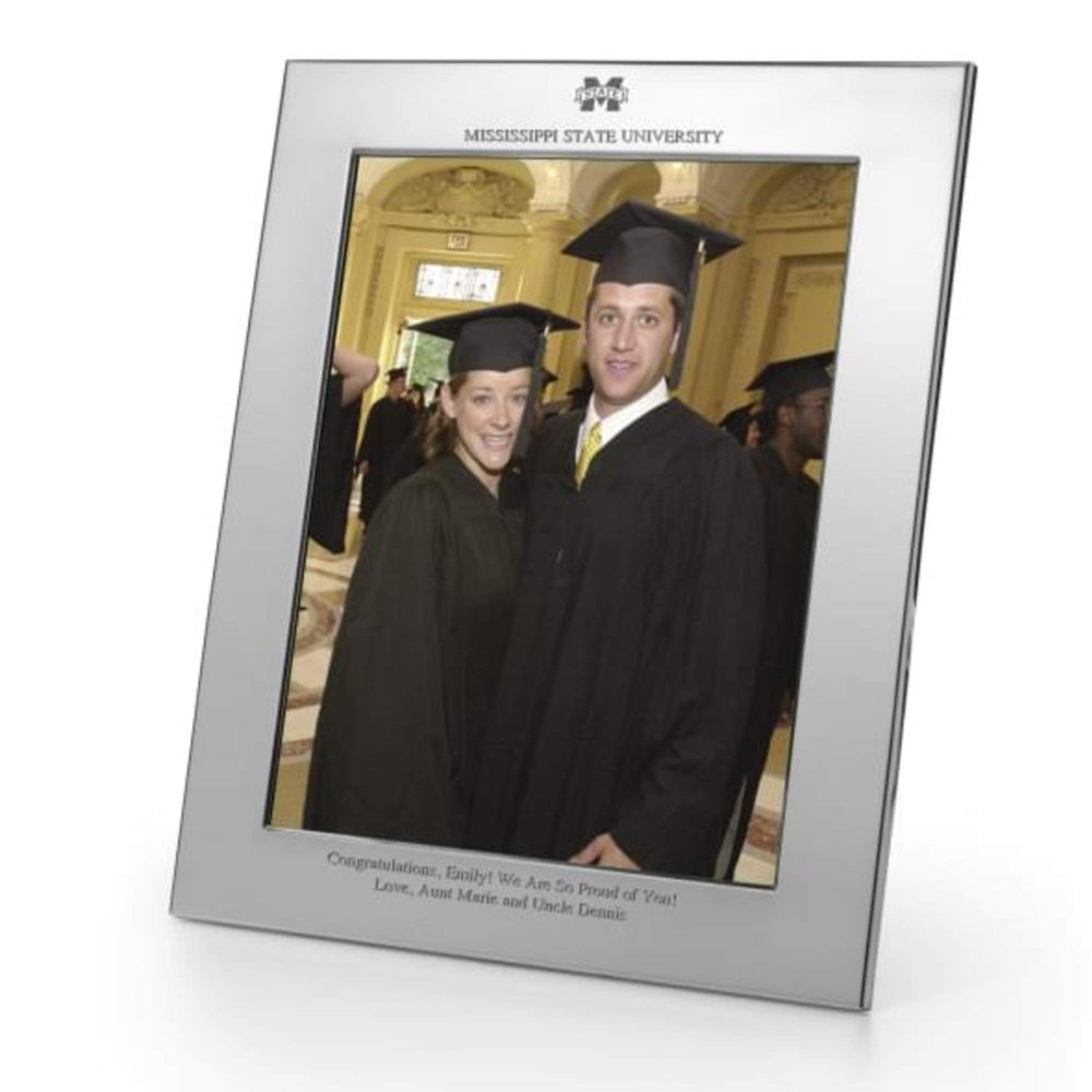 M. LA HART Mississippi State Polished Pewter 8x10 Picture Frame