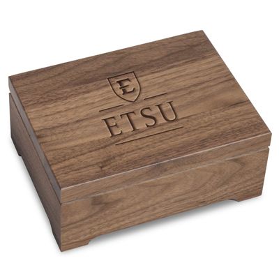 M. LA HART East Tennessee State University Solid Walnut Desk Box
