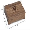 M. LA HART Vanderbilt University Solid Walnut Desk Box view 3