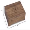 M. LA HART James Madison University Solid Walnut Desk Box view 3