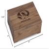 M. LA HART University of Missouri Solid Walnut Desk Box view 3