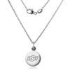 M. LA HART Oklahoma State University Necklace with Charm in Sterling Silver view 2
