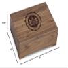M. LA HART Penn State University Solid Walnut Desk Box view 3