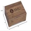 M. LA HART Southern Methodist University Solid Walnut Desk Box view 3